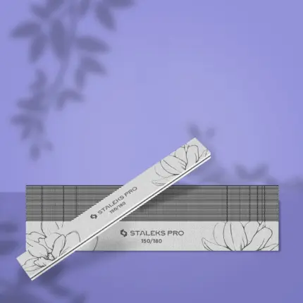 STALEKS EXPERT 20 Пряма мінеральна пилка для нігтів, 100/180 гріт (25 шт) (Copy)